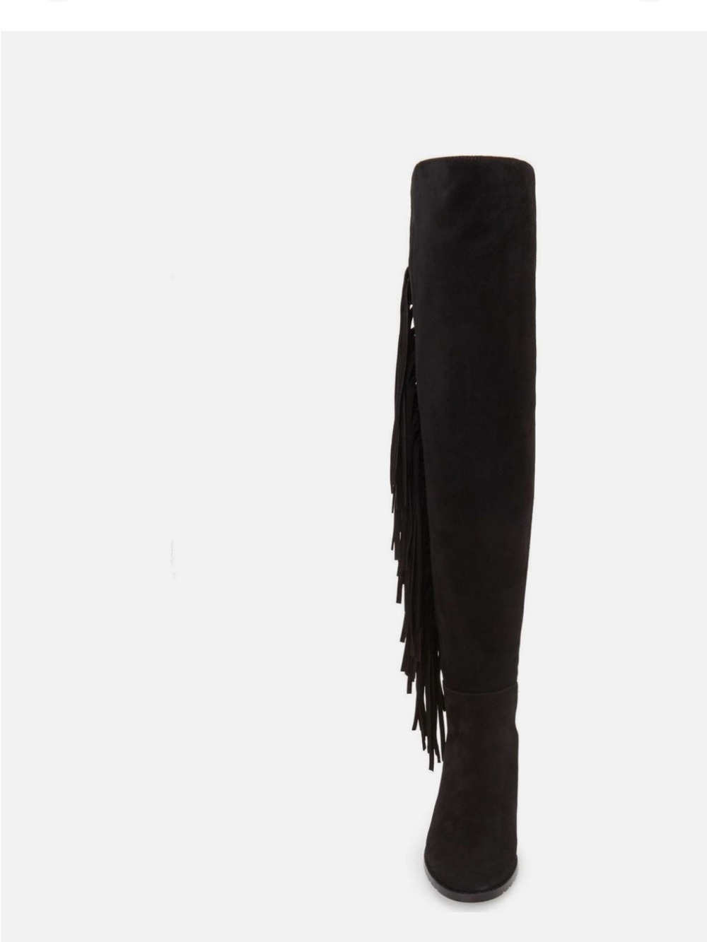 Stuart Weitzman 5050 Knee High Fringe Suede Boots